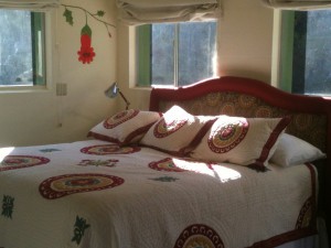 Bedroom at the smaller cabin