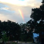 Rainbow over the Main House
