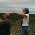 Manager Robert Selement and co-proprietor Heather Catto Kohout survey the ranch