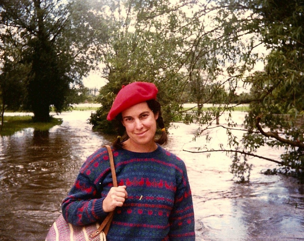 Heather on honeymoon, 1985